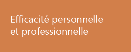 Efficacité personnelle et professionnelle